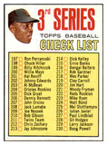 1967 Topps Baseball #191 Checklist 3 Willie Mays NR-MT 516590