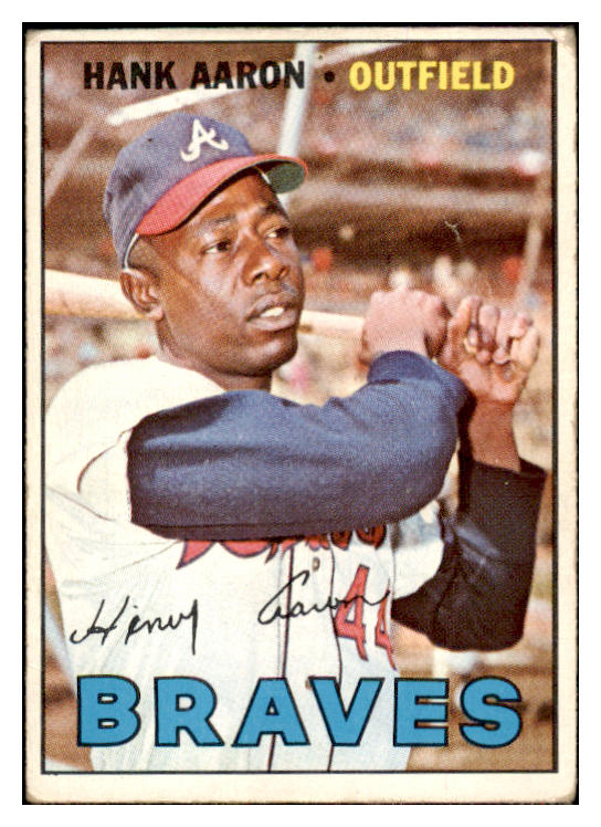 1967 Topps Baseball #250 Hank Aaron Braves GD-VG 516594