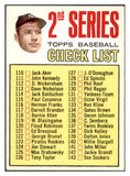 1967 Topps Baseball #103 Checklist 2 Mickey Mantle EX-MT 516598