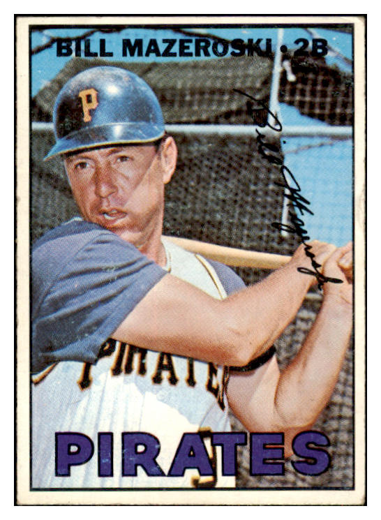 1967 Topps Baseball #510 Bill Mazeroski Pirates EX 516603