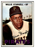 1967 Topps Baseball #140 Willie Stargell Pirates EX-MT 516608