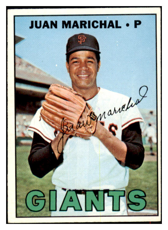 1967 Topps Baseball #500 Juan Marichal Giants EX-MT 516609