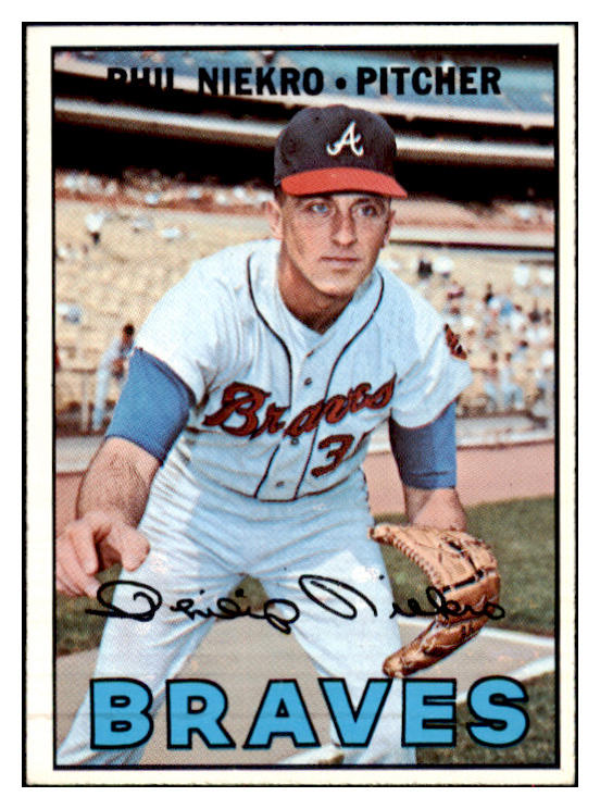 1967 Topps Baseball #456 Phil Niekro Braves EX-MT 516614