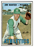 1967 Topps Baseball #369 Catfish Hunter A's NR-MT 516618