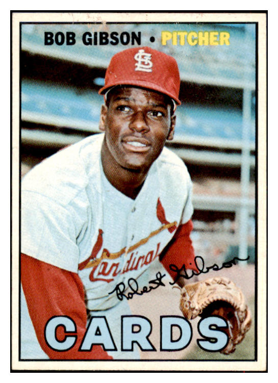 1967 Topps Baseball #210 Bob Gibson Cardinals NR-MT 516620