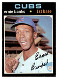 1971 Topps Baseball #525 Ernie Banks Cubs EX-MT 516629