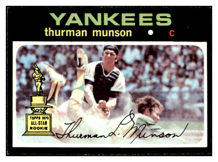 1971 Topps Baseball #005 Thurman Munson Yankees EX-MT 516630