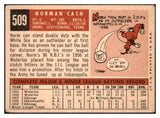 1959 Topps Baseball #509 Norm Cash White Sox VG 516638