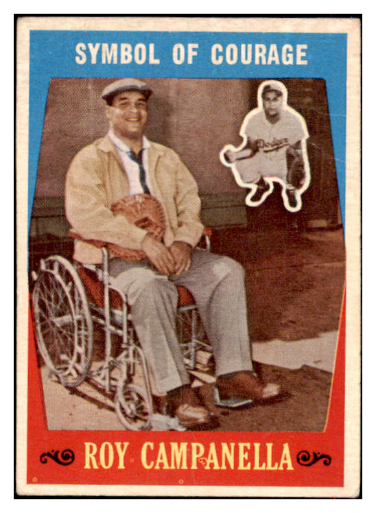 1959 Topps Baseball #550 Roy Campanella Dodgers VG-EX 516643