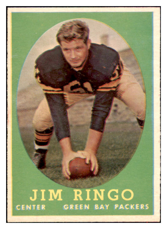 1958 Topps Football #103 Jim Ringo Packers NR-MT 516702