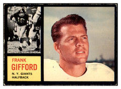 1962 Topps Football #104 Frank Gifford Giants VG-EX 516707