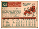 1959 Topps Baseball #435 Frank Robinson Reds VG-EX 516708