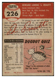 1953 Topps Baseball #226 Ed Erautt Reds VG-EX 516719