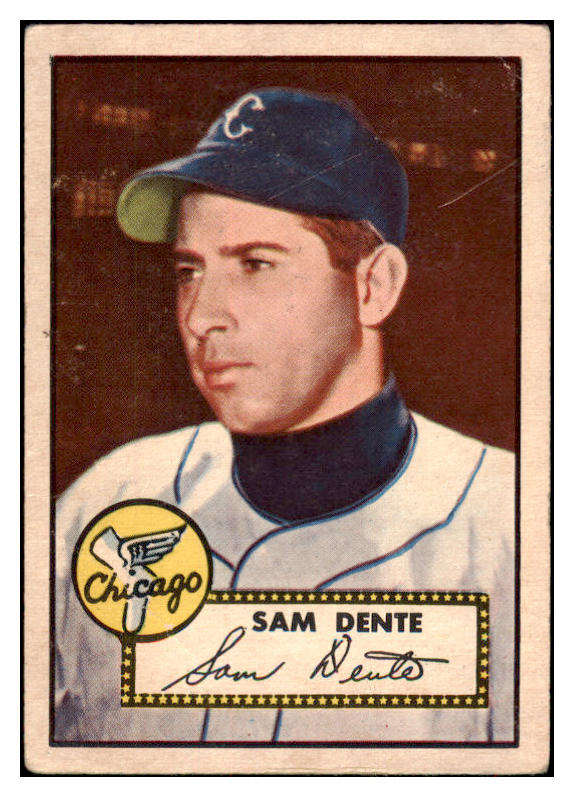 1952 Topps Baseball #304 Sam Dente White Sox VG 516720