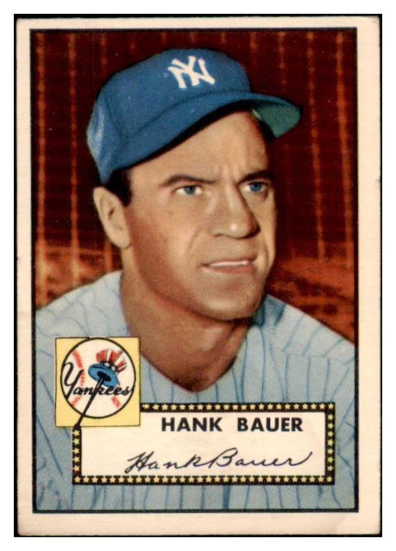 1952 Topps Baseball #215 Hank Bauer Yankees VG-EX 516721