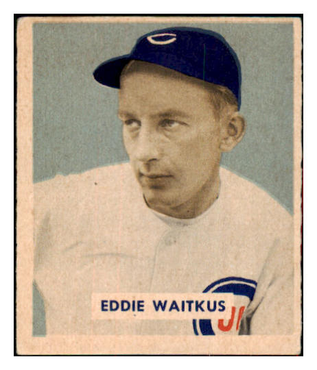 1949 Bowman Baseball #142 Eddie Waitkus Phillies EX+/EX-MT 516734