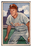 1952 Bowman Baseball #053 Richie Ashburn Phillies VG 516738