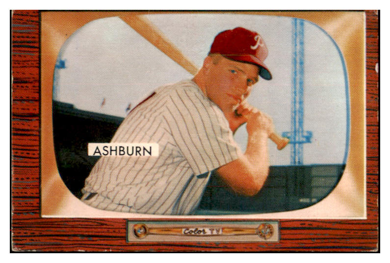 1955 Bowman Baseball #130 Richie Ashburn Phillies VG 516741