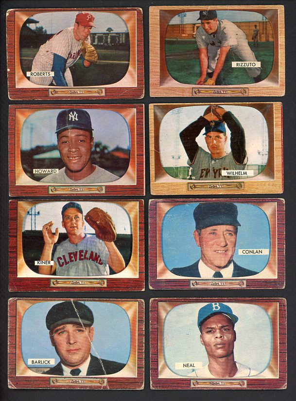 1955 Bowman Set Lot 86 Diff Low Grade Rizzuto Wilhelm 516745