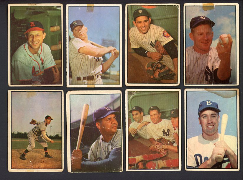 1953 Bowman Baseball Complete Set Low Grade Mantle Reese Musial 516746