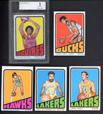 1972 Topps Basketball Complete Set VG-EX Erving Jabbar Maravich 516763