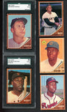 1962 Topps Baseball Complete Set EX/EX+ Mantle Mays Brock Aaron 516765