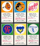 1968 Fleer Baseball Team Emblem Cards Complete Set 516779