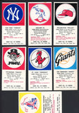 1968 Fleer Baseball Team Emblem Cards Complete Set 516779