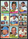 1965 Topps Baseball Near Set (-Mantle) EX Clemente Mays Aaron 516799