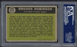 1961 Topps Baseball #572 Brooks Robinson A.S. Orioles PSA 8 NM/MT 516811