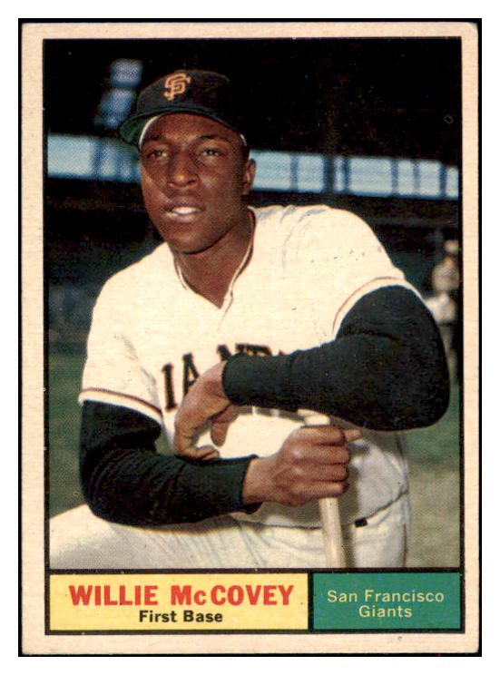 1961 Topps Baseball #517 Willie McCovey Giants EX 516822