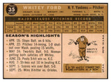 1960 Topps Baseball #035 Whitey Ford Yankees VG-EX 516823