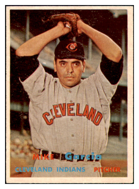 1957 Topps Baseball #300 Mike Garcia Indians EX-MT 516827