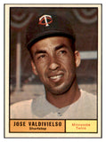 1961 Topps Baseball #557 Jose Valdivielso Twins NR-MT 516836