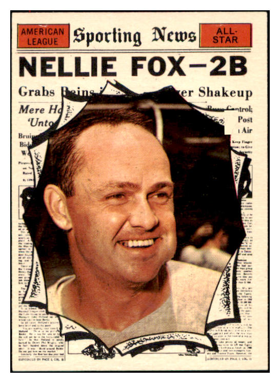 1961 Topps Baseball #570 Nellie Fox A.S. White Sox NR-MT 516841