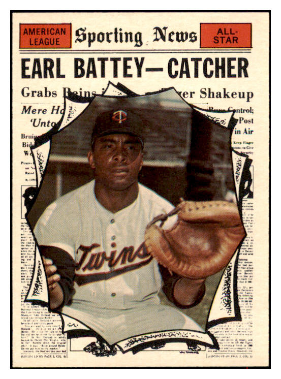 1961 Topps Baseball #582 Earl Battey A.S. Twins NR-MT 516843