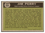 1961 Topps Baseball #584 Jim Perry A.S. Indians NR-MT 516846