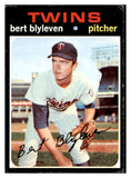 1971 Topps Baseball #026 Bert Blyleven Twins VG 516857