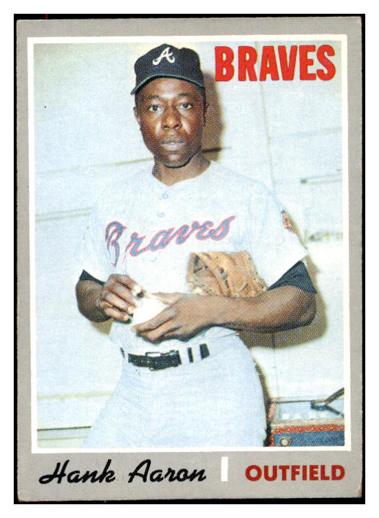 1970 Topps Baseball #500 Hank Aaron Braves VG 516858