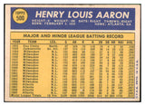 1970 Topps Baseball #500 Hank Aaron Braves VG 516858