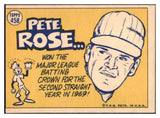 1970 Topps Baseball #458 Pete Rose A.S. Reds VG 516859