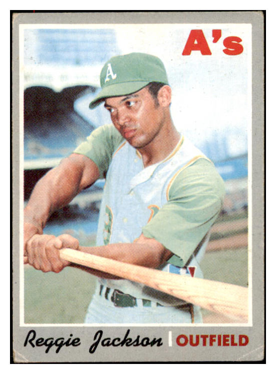 1970 Topps Baseball #140 Reggie Jackson A's VG 516860