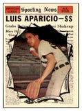 1961 Topps Baseball #574 Luis Aparicio A.S. White Sox NR-MT 516862