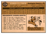 1960 Topps Baseball #210 Harmon Killebrew Senators EX+/EX-MT 516864