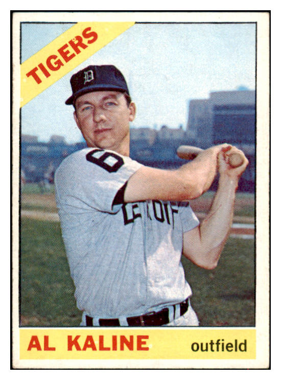 1966 Topps Baseball #410 Al Kaline Tigers EX 516865