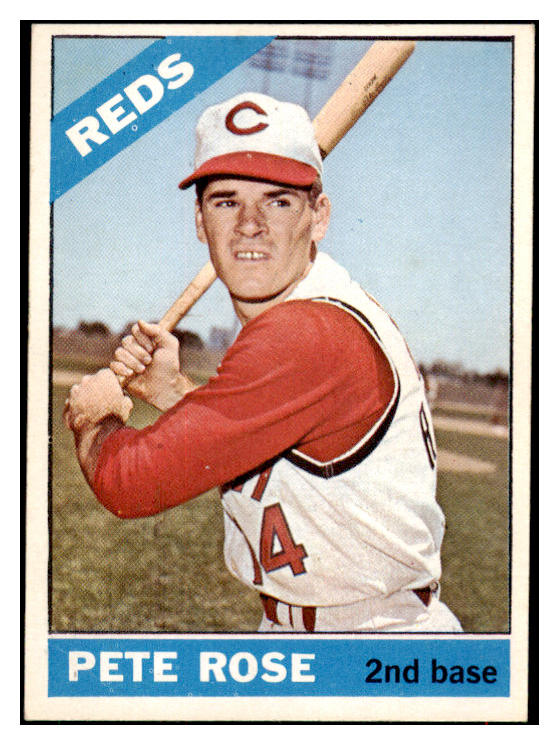 1966 Topps Baseball #030 Pete Rose Reds VG-EX 516866