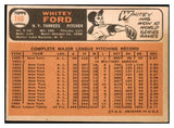 1966 Topps Baseball #160 Whitey Ford Yankees VG-EX 516867