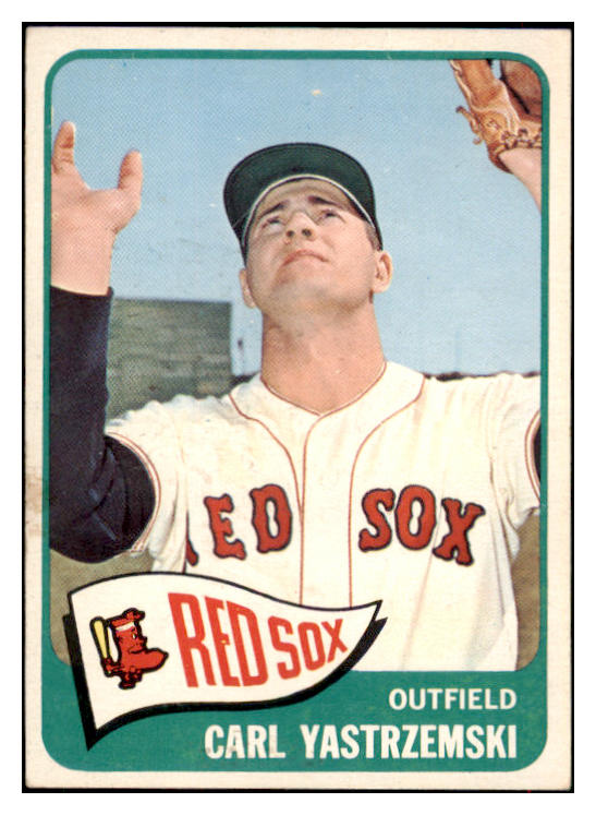 1965 Topps Baseball #385 Carl Yastrzemski Red Sox VG 516869