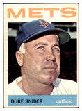 1964 Topps Baseball #155 Duke Snider Mets EX 516873