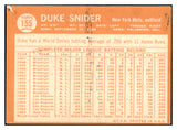 1964 Topps Baseball #155 Duke Snider Mets EX 516873